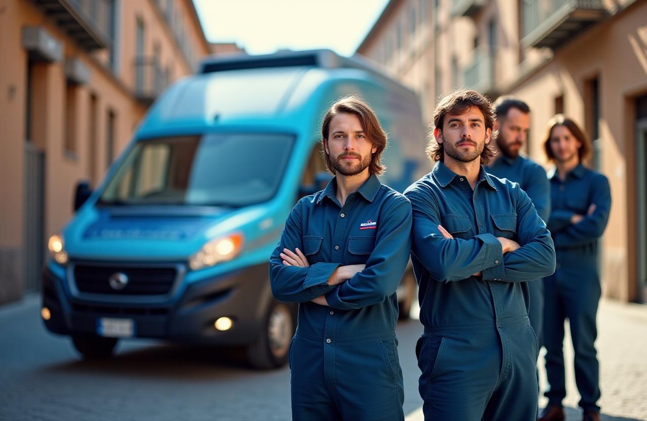 Il team di Borealis Assistenza pronto all'intervento in Via dei Riari