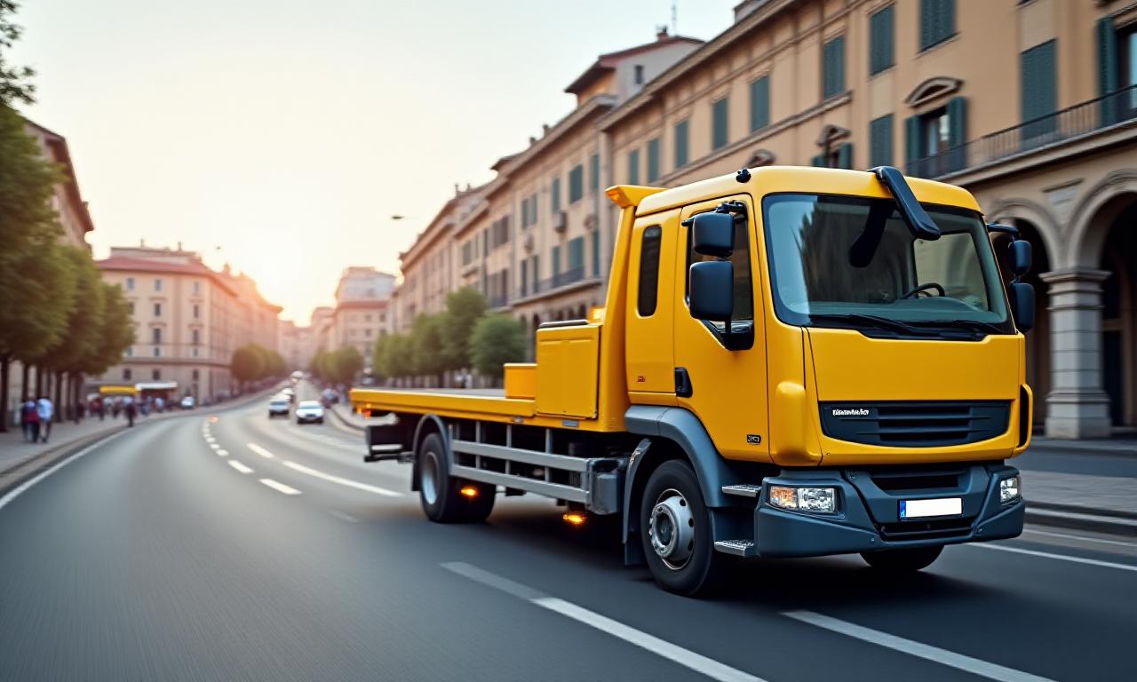 Mezzo di soccorso stradale Borealis pronto all'intervento